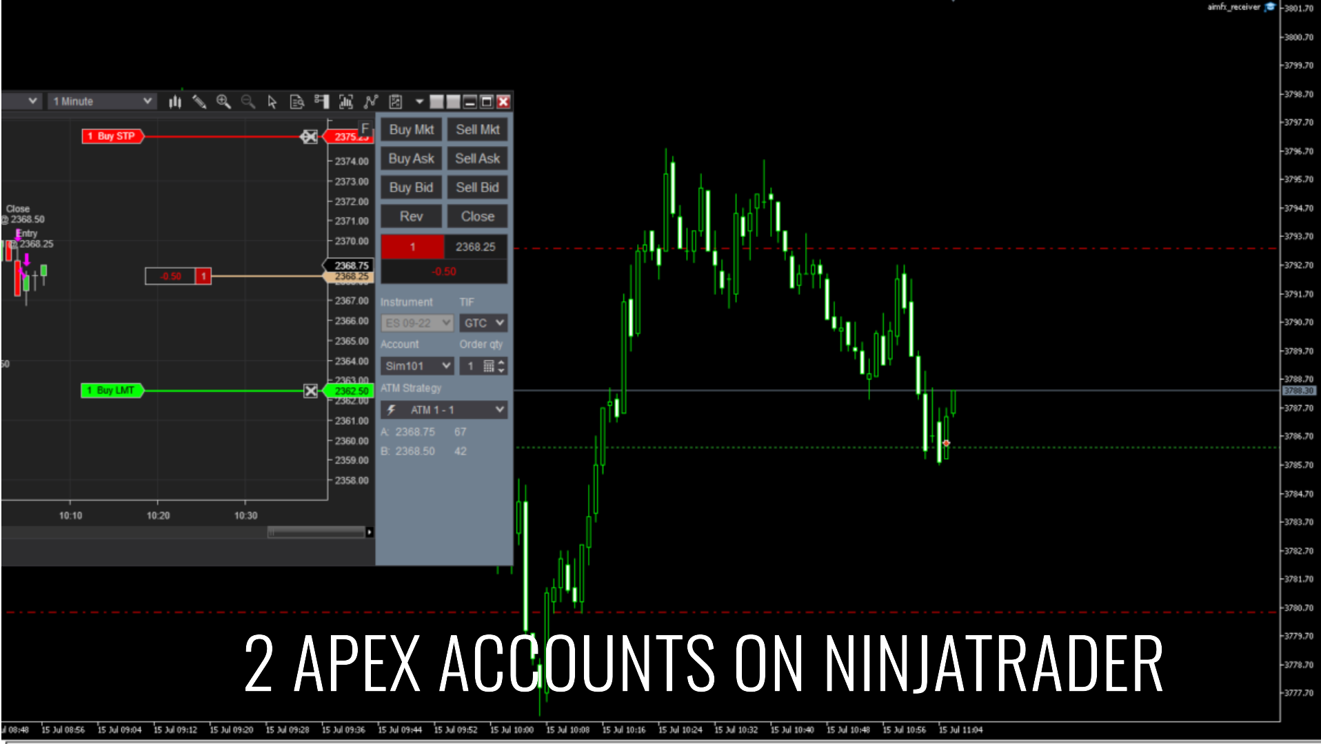 can i have 2 apex accounts on ninjatrader