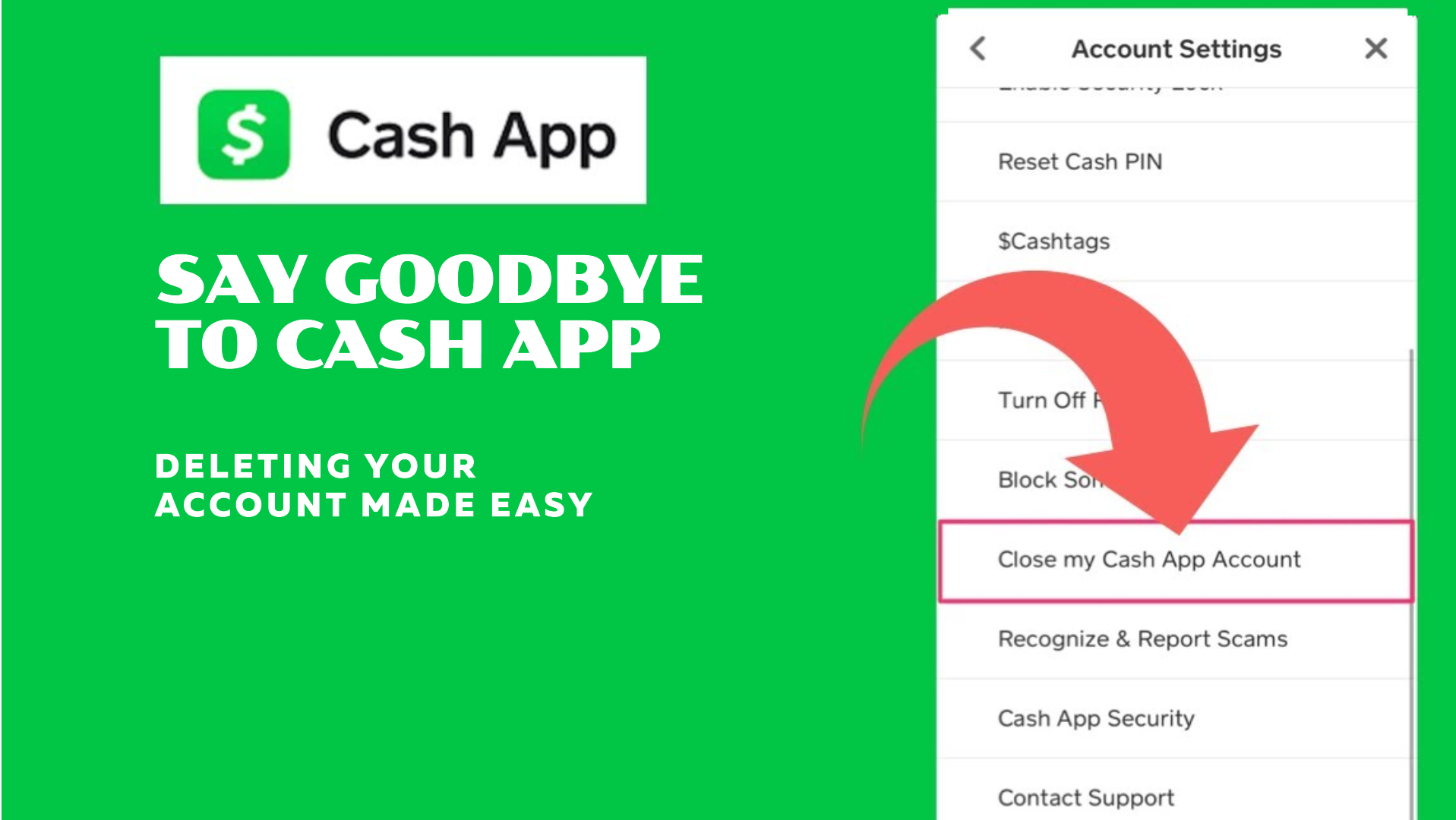 How to Delete a Cash App Account