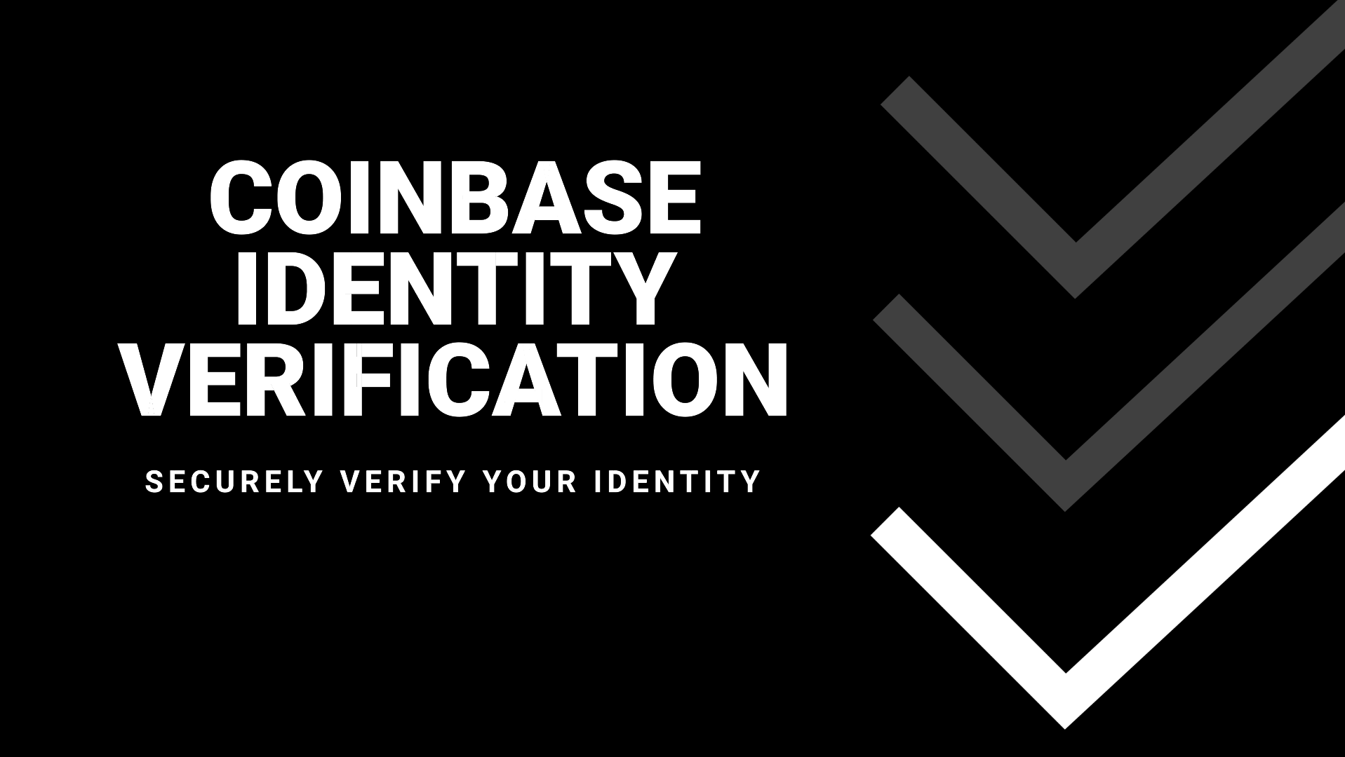 Coinbase identity verification